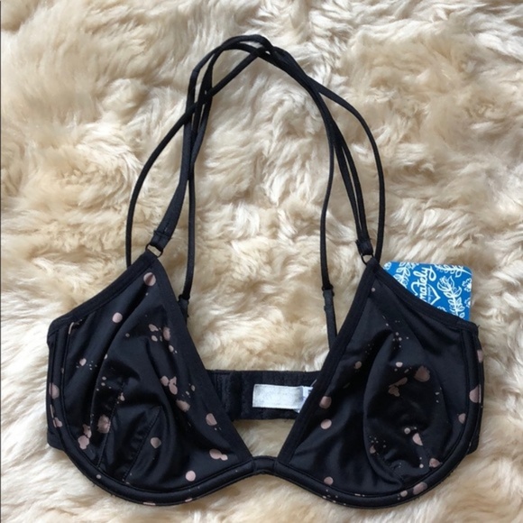 FP Wild Heart Underwire Bra Splatter Paint X Double Strap - Picture 6 of 8